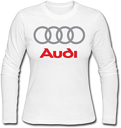 Audi Logo Women's Long Sleeve T-Shirt White