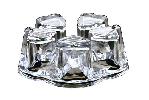 Teapot Warmer Crystal Glass Heart Shape Heating Base Tea Set Accessories Teapot Warmer Crystal Glass Heart Shape Heating Base Tea Set Accessories