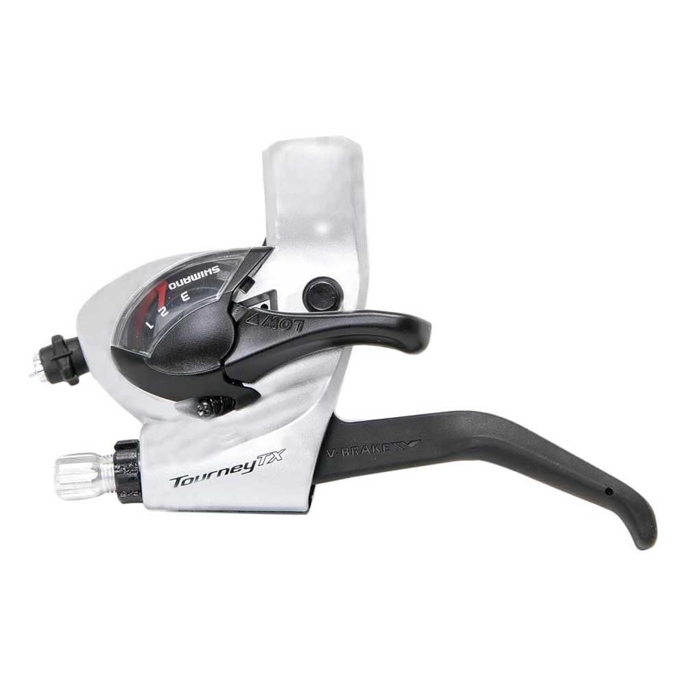 Shimano ST-TX800 Tourney TX STI lever, 3-speed, silver, left hand