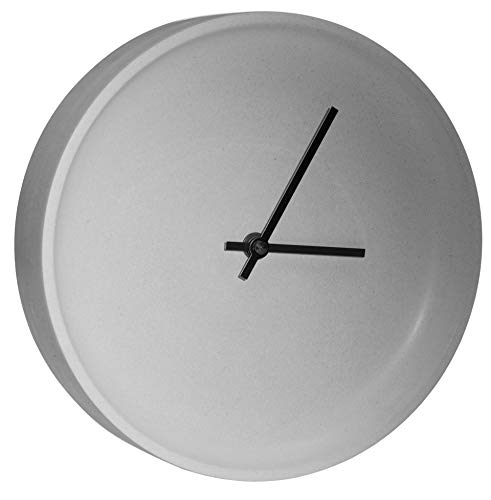 TIVIT Modern Concrete Wall Clock - Minimalist Danish...
