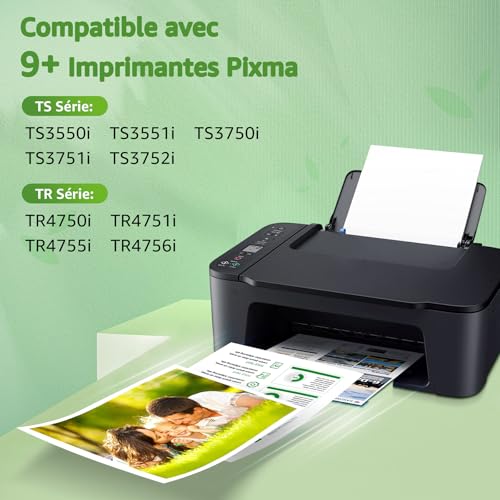 GREENSKY PG-575XL CL-576XL Cartouches d'encre Remplacement Pour canon 575 et 576 575XL 576XL Noir et Couleur Pour Canon PIXMA TR4755i TR4756i TS3750i TS3550i TS3551i TR4750i TR4751i TS3751i TS3752i