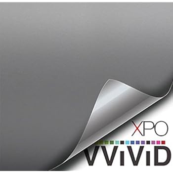 VViViD XPO Matte Medium Dark Grey Vinyl Car Wrap Film Roll (1ft x 5ft)