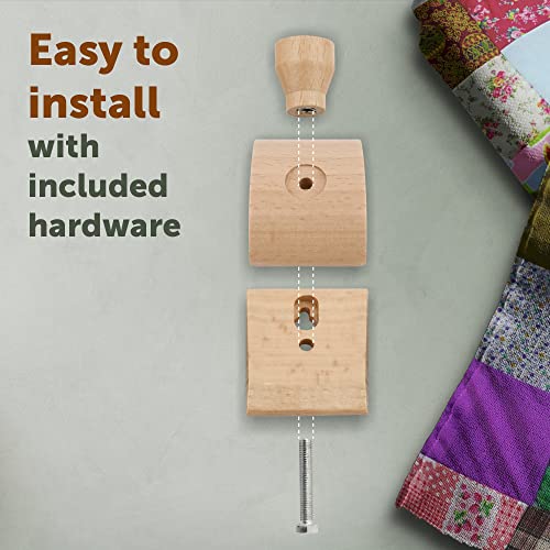 [6 Pack] Quilt Wall Hangers to Showcase Your Work Extra Wide Strong