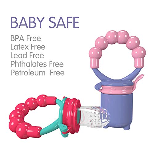 Youen Fresh Food Fruit Feeder Baby Pacifier, Silicone Feeding Pacifier for Baby 3 Sizes