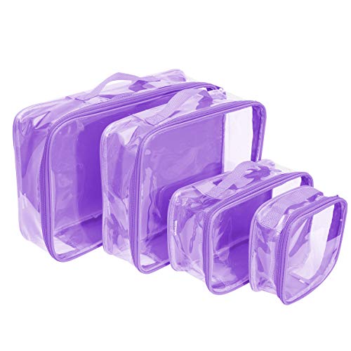 transparent packing cubes
