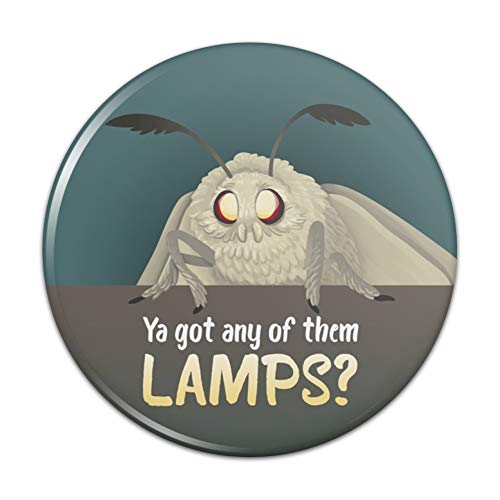 Moth Lamp Meme Pinback Button Pin Badge - 1