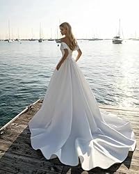 Off Shoulder Satin Prom Dresses Ball Gown Plus Size