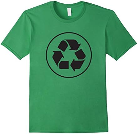 Mens Recycling Superhero Green T-shirt. Reduce, Reuse and Recycle XL Grass