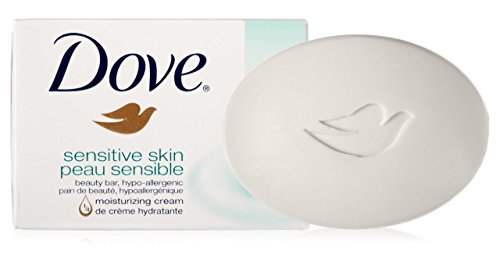 (18 Pack) Dove Sensitive Skin Unscented beauty bar 4oz each