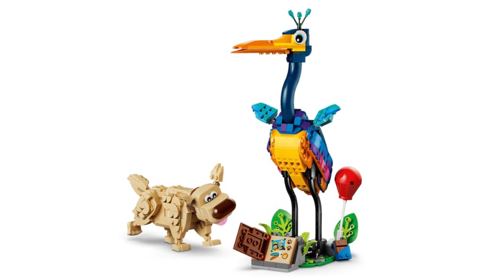 LEGO ǀ Disney and Pixar Kevin und Dug - Spielzeug Golden Retriever Hund & exotischer Vogel - DIY Deko fürs Kinderzimmer - Geburtstagsgeschenk für Mädchen ab 9 Jahren & Fans des Films Oben - 43290 4