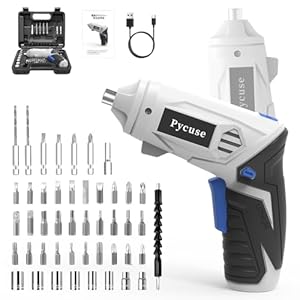 【Amazon.co.jp 限定】Pycuse 電動ドライバー 電動ドリル ドリルドライバー 変形可能 正逆転切替