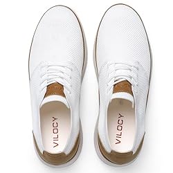 VILOCY Men's Fashion Dress Sneakers Casual Walking