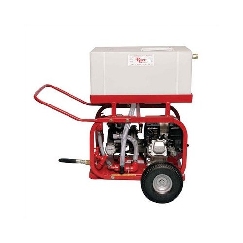 Rice Hydro DP-3B Hydrostatic Test Pump, Triple Diaphragm Pump, 11 gpm Up to 550 psi, Pressure Testing, 4 Cycle Briggs and Stratton Engine with Oil Alert