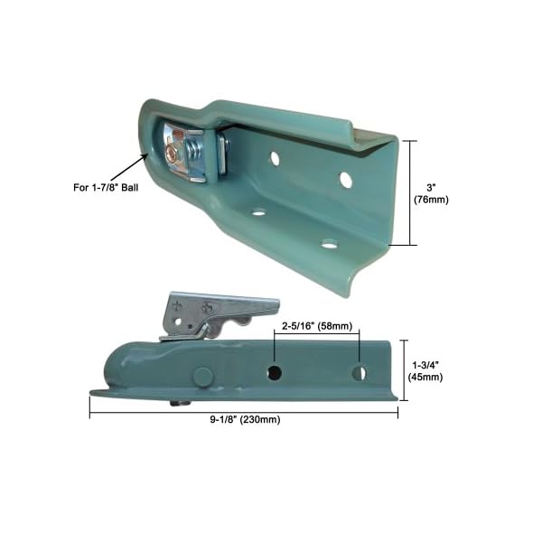 3-Tongue-Boat-Trailer-Straight-Coupler-Tow-for-1-78-Hitch-Ball-Five-Oceans