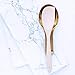 Styled Settings Gold Spoon Rest for Stove Top with Bonus Wood Spoon – Stainless Steel Spoon Rest for Stove - Farmhouse Spoon Rest: Golden Ladle Holder - Kitchen Accessories Gold