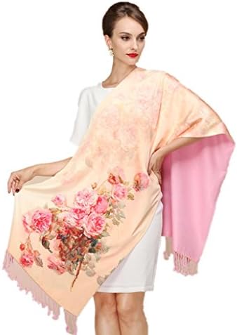 Silk Scarves Thick Autumn and Winter Scarves Female Long Section of Double-sided Brushed Scarf (ZHENGYANG-2)