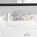 Home Basics French Provincial Paris 4 Piece Bath Bathroom Accessory Set (White)
