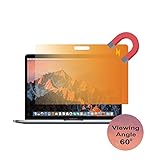 Easy On/Off Gold Color Ultra Slim Magnetic Privacy Screen Filter for Macbook Pro 15 Inch Retina Display With Touchbar - 2016/2017 Model (Model: A1707) …