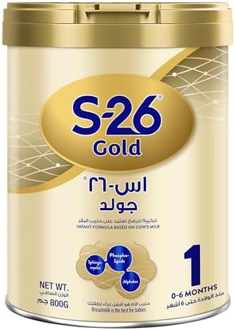 S26 GOLD Stage 1, 0-6 Months Starter Infant Formula for Babies