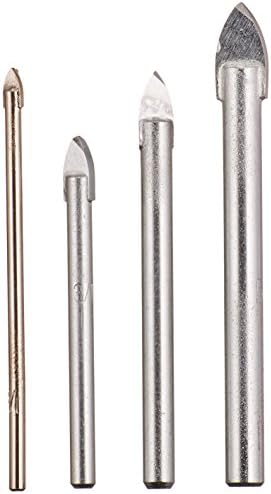 Viking Drill and Tool by Norseman 56580 Type 626 Carbide Tipped Glass & Tile Bit Set (4 Piece)