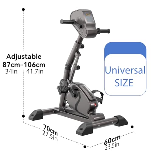 Legs Arms Electric Exercise Bike Active Passive Knee Pedal Trainer Physical Therapy Assisted Rehabilitation Home Fitness Equipment For Seniors
