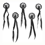 BKRider Leather & Chrome Conchos For Harley-Davidson