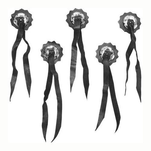 BKRider Leather & Chrome Conchos For Harley-Davidson