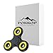 NEW 2017 POKKOP DIRT RESISTANT EDC Tri-Spinner Fidget Toy Smooth Surface Finish Ultra Durable Non-3D printed (yellow)