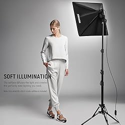 NEEWER 24x24in/60x60cm Softbox with E26 Porcelain