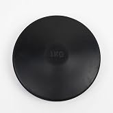 Cannon Sports Black Rubber Discus - Rubber Practice Discus for All Skill Levels - Center-Weighted for Developing Technique &amp; Balance - Perfect for Indoor &amp; Outdoor Training