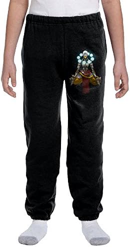 Zenyatta Overwatch Teenager Men Loose Pajama Sleep Lounge Bottom Pants Sports Black Medium