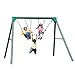 Swing-N-Slide Orbiter Complete Wooden Swing Set, Safety Tested for Backyards with Two Swings & Trapeze Handle bar