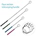 Awpeye Bear Claw Back Scratcher Extendable, Metal Portable Telescopic Backscratchers with Rubber Handled 8 Pack, Backscratcher for Men and Women