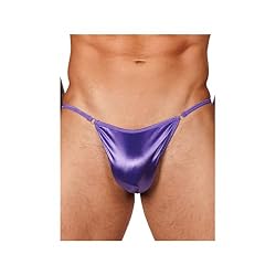 Body Aware Purple Satin Tanga Brief