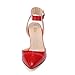 Zbeibei Women's Closed Toe Ankle Straps High Heels Sandals