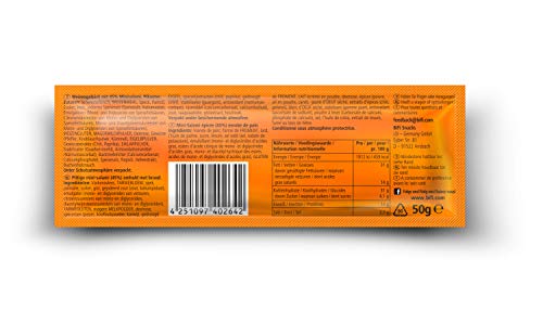 BiFi Roll Hot – 24er Pack (24 x 45 g) – Herzhafter, pikanter Salami Fleischsnack – Snack im Teigmantel – Bild 4