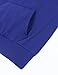 Tunic Sweater,Timeson Women's Long Sleeve V Neck Pullover Hoodie Sweatshirt With Kangaroo Pocket Deep Blue M