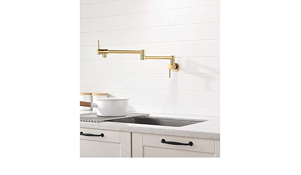 Grifos de cocina YHSGY Faucet Plegable Plegable, Doble Brazo ...