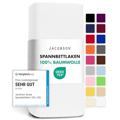Schnäppchen gefunden: Jacobson Jersey Spannbettlaken... für 11,99€ Angebot anschauen!