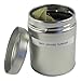 Thistle Moon Steel Loose Leaf Tea and Spice Tin Round with Twist Cover Short - Set of 6
