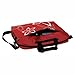 17 Inch Red Flowers Floral Design Laptop Computer Carrying Case Messenger Shoulder Bag Briefcase