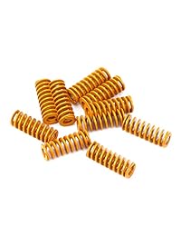 FYSETC   Lote de 10 accesorios para placa base de impresora 3D, 0,31 en OD 0,78 en longitud, muelles de compresión, carga de luz, para Creality CR 10 10S S4 Ender 3 placa base de nivel de conexión.