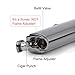 HUOWA Torch Cigar Lighter, 3 Jet Flame Butane Refillable Cigar Lighter with Punch and Replaceable Flintthumb 4