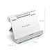 Spigen S320 Cell Phone Multi-Angle Aluminum Stand for Tablets, e-Readers Compatible with iPhone X / 8/8 Plus / 7/7 Plus Galaxy S9 Plus / S9 / Note 8 / S8 / S8 Plus /S7 Edge & More - Silver