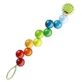 Haba 301114 Rainbow Pearls Pacifier Chain