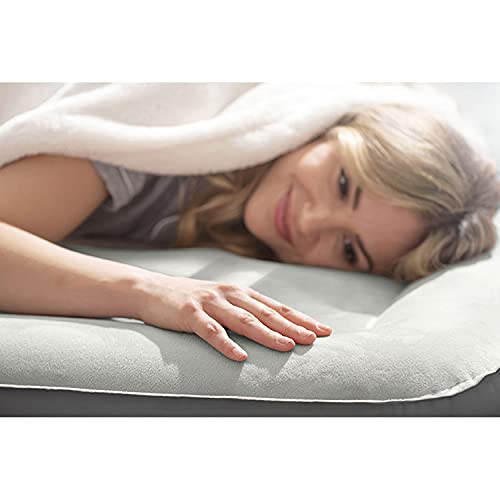 Intex 64095T TruAire Luxury Queen Air Mattress Airbed with 18 Inch