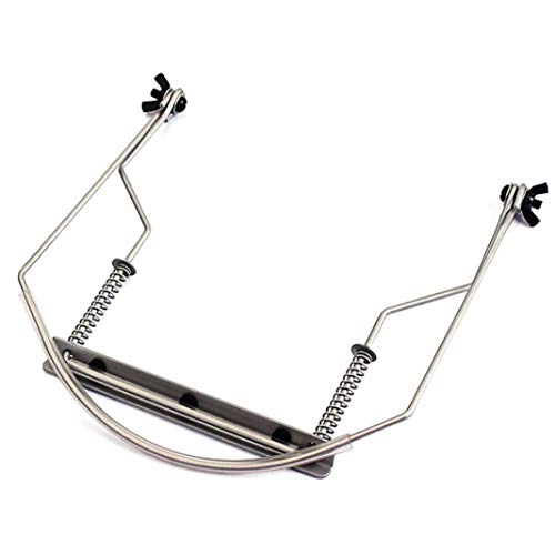 difcuyg5Ozw Portable 10 Holes Harmonica Neck Holder Lightweight Mouth Organ Support Stand Bracket Cradle Adjustable- Silver - Thumbnail 7