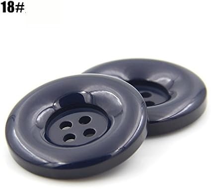 Lot De 10 Boutons Vintage Bleu Travail Martelé - Diamètre 2,1 Cm - Réf. 5013 - Occasion - Fabriqué En France