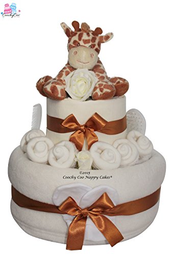 giraffe nappy cake