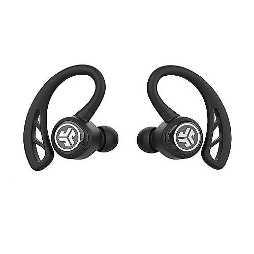 JLab Audio Epic Air Sport True Wireless Bluetooth 5 Earbuds | Headphones for Working Out, IP66 Sweatproof | 10-Hour Battery Life, 60-Hour Charging Case | Music Controls | 3 EQ Sound Settings | Black